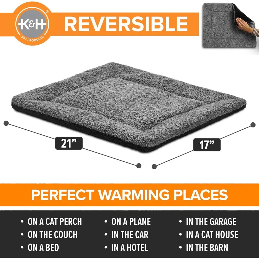 SelfWarming Cat Bed Pad Self Heating Pad for Outdoor Cat Houses Warming Mat for Indoor Pet Beds Furniture Reversible Blanket Ma - Image 2