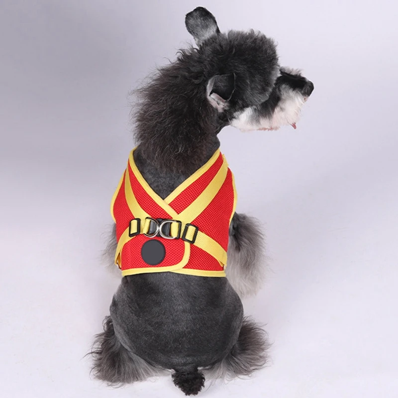 Pet Harness With Airtag Tracker And Leash Sets Puppy Cat Chest Strap For Small Medium Dogs Cat Harnesses Vest Outdoor Leads Rope - Image 5