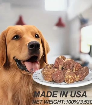 Voford 12.7oz Natural Jerky Dog Treat Chewable Protein Snacks Beef Jerky/Duck Jerky/Chicken Sweet Potato Sticks/Dried Salmon