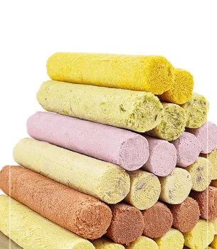 Chicken Cat Grass Milk Stick, Cat Grass Molar Stick, Cat Treats for Hairball Support and Teeth Cleaning