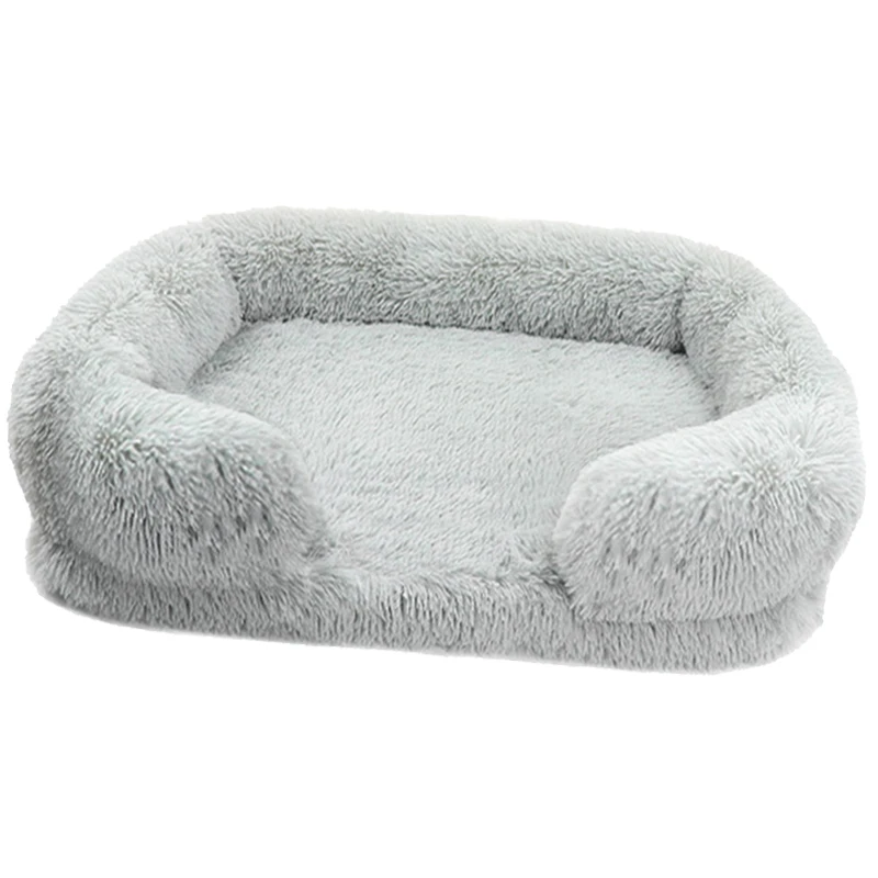 Thickened orthopedic dog bed for large dogs - egg sponge, easy to remove and wash plush cover, durable pet furniture, - Image 8