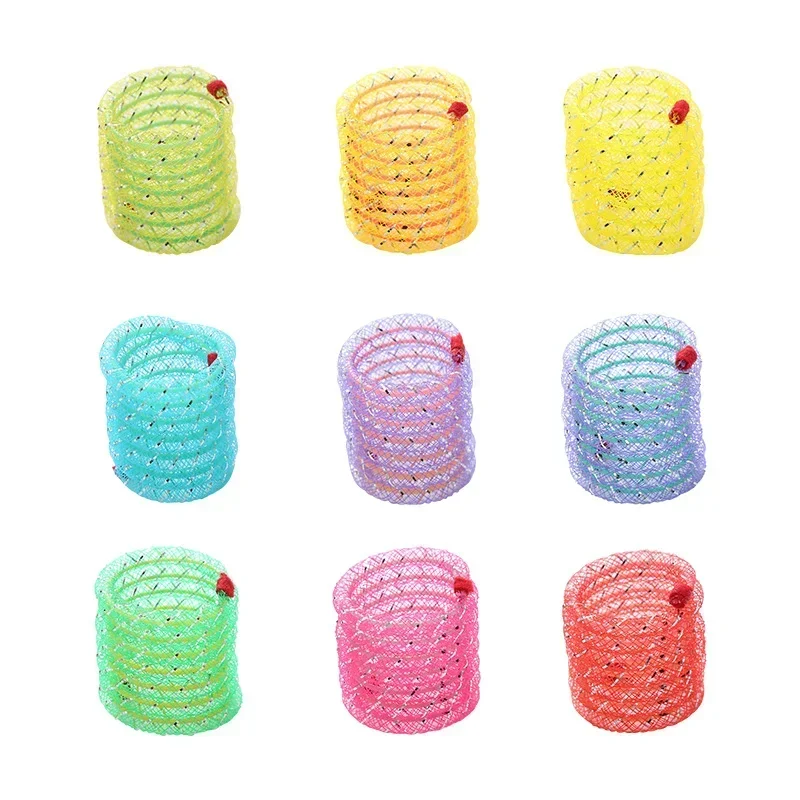 Funny Jumping Pet Cat Spring Toy Bouncing Interactive Spiral Cat Toy Pet Playing Training Toys for Cats Kitten Pet Supplies - Image 3