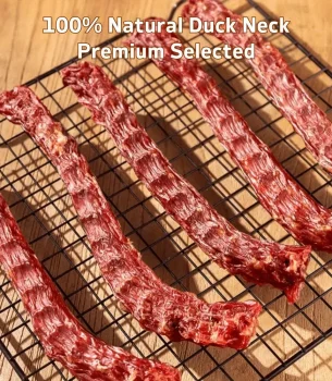 150g/5.29oz (3 Count x50g/1.76oz)Duck Necks, All Natural Ingredients, Natural Dog Treats, Healthy, Easily Digestible