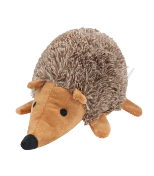 Squeaky Dog Chew Toy Bite-Resistant Cartoon Hedgehog Pet Toy Washable Dog Interactive Throwing Toy for Small Medium Size Dogs