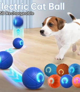 Intelligent Electric Cat Ball Toys Self-Moving Electronic Rotating Cat Ball 200mAh Pet Exercise Chase Toy Ball for Cats Training