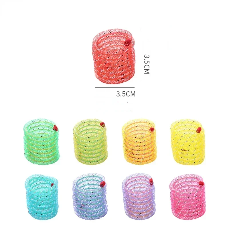 Funny Jumping Pet Cat Spring Toy Bouncing Interactive Spiral Cat Toy Pet Playing Training Toys for Cats Kitten Pet Supplies - Image 2