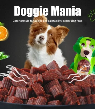 Dog Snacks Beef Particles Appetising Digesting Nutritious Delicious Chewy Training Rewards for Adult Dog Puppies Pet Food Snacks