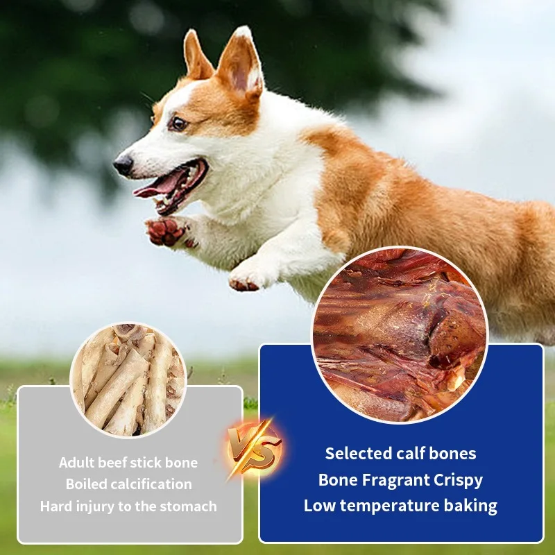 Pet Dog Snacks Crispy Beef Stick Bone Large Size Grinding Teeth Snacks Delicious Nutritious Meat Flavorful Bone Crispy Pet Food - Image 3