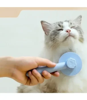 Dogs Cats Brush for Shedding Long Short Hair Self Cleaning Pet Slicker Brush Cat Grooming Massage Brushes Dog Grooming Comb