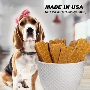 Pet Dog Snacks Delicious Beef Jerky/Duck Jerky/Chicken Sweet Potato Sticks/Turkey Meatballs/Dried Salmon Pet Food for Dogs