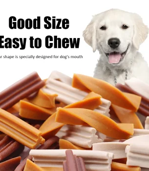 Dog Snacks Teething Stick 120g Mixed Flavor Tooth Cleaning Bone Fresh Breath Adult Dogs Puppy Training Reward Pet Snack Food