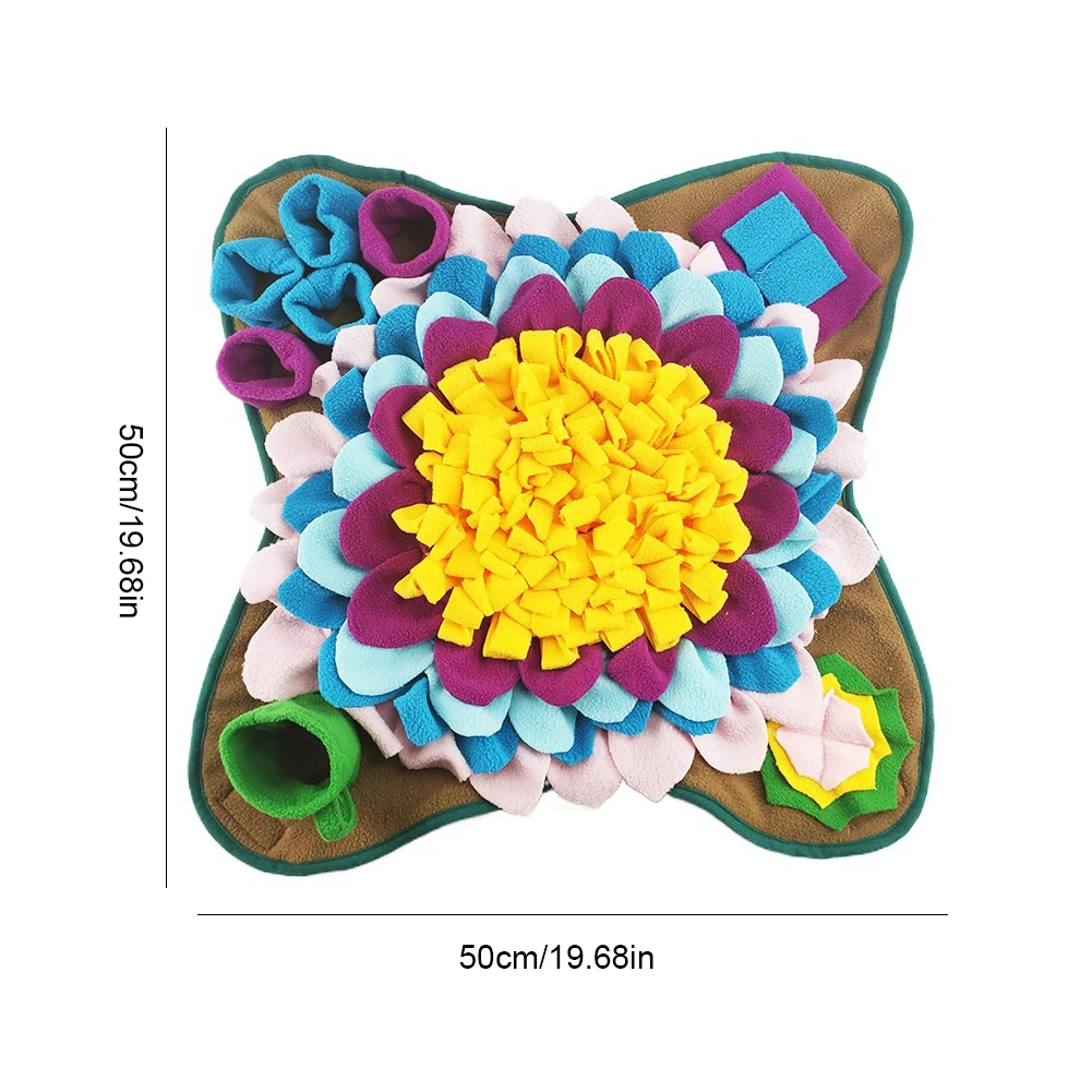 Pet Snuffle Feeding Mat Nosework Feeding Mat Dog Training Pad for Cats Dogs Portable Travel Use for Slow Eating & Smell Training - Image 6