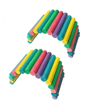 2PCS Wooden Ladder Bridge with Hiding Tunnel for Small Pets: Ideal Climbing and Chew Toy Accessory for Hamsters Gerbils Mice Ra